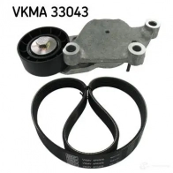 Комплект приводного ремня SKF VKMV 6PK976 Volvo V70 3 (135) Универсал 1.6 D 109 л.с. 2009 – 2011 VKMA 33043 VKM 33043