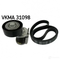Комплект приводного ремня SKF VKMV 6PK1070 VKMA 31098 VKM 31058 Volkswagen Polo (6R1, 6C1) 5 Хэтчбек 1.6 TDI 90 л.с. 2009 – наст. время