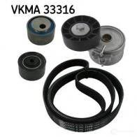 Комплект приводного ремня SKF VKMA 33316 596532 VKM 33024 VKM 33033