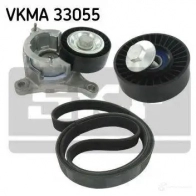 Приводной ремень в комплекте SKF vkma33055 Fiat Scudo (220) 1 Универсал 2.0 16V 136 л.с. 2000 – 2006 VKM 33020 VKM 33019