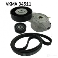 Комплект приводного ремня SKF VKM 34510 Saab 9-3 (YS3D) 1 Хэтчбек 2.0 SE Turbo 200 л.с. 1998 – 2002 VKMA 34511 VKM 34501