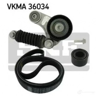 Приводной ремень в комплекте SKF vkma36034 VKM 36032 596614 VKM 36016