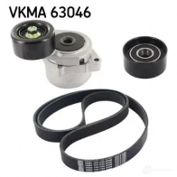 Комплект приводного ремня SKF VKM 63011 VKMA 63046 Honda CR-V 3 (RE) Кроссовер 2.2 i CTDi 4WD (RE6) 140 л.с. 2007 – наст. время VKM 63010