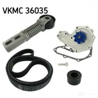 Комплект приводного ремня с помпой SKF VKMC 36035 VKPC 86413 597218 VKMA 36035