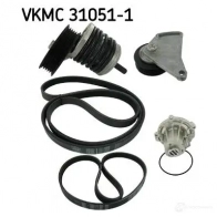 Комплект приводного ремня с помпой SKF VKMC 31051-1 597196 VKPC 81615 VKMA 31051 - Изображение 2