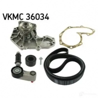 Водяной насос + приводной ремень, комплект SKF 597217 VKPC 86413 vkmc36034 VKMA 36034