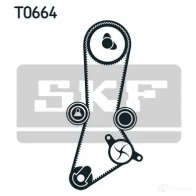 Комплект ремня ГРМ с помпой SKF VKPC 95874 VKMA 95660 VKMC 95660-3 597251 - Изображение 6