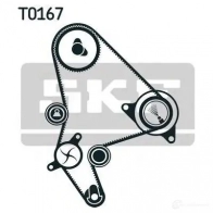 Комплект ремня грм с водяным насосом SKF 1423244894 vkmc03252 VKMA 03252 VKPC 83643 - Изображение 2