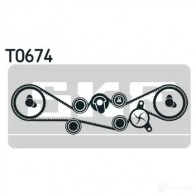 Комплект ремня ГРМ с помпой SKF VKPC 98003 VKMC 98109-2 597256 VKMA 98109