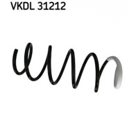 Пружина подвески SKF VKDL 31212 Volkswagen Passat (B6) 4 2005 – 2010 N6 O77