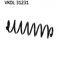 Пружина подвески SKF Audi A2 (8Z) 1 2000 – 2005 VKDL 31231 E2 48SM