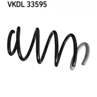 Пружина подвески SKF Peugeot 207 1 (WK, WC, PF1) 2006 – 2014 2CP9 L0 VKDL 33595