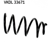Пружина подвески SKF VKDL 33671 1440248455 P6ST Y