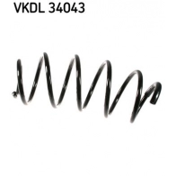 Пружина подвески SKF Ford Fusion 1 (CBK, JU) Хэтчбек 1.4 TDCi 68 л.с. 2002 – 2012 VKDL 34043 6 B2MOXY