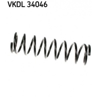 Пружина подвески SKF VKDL 34046 Ford Focus 1 Хэтчбек 1.4 16V 75 л.с. 1998 – 2004 VVER H37