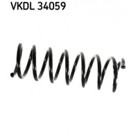 Пружина подвески SKF VKDL 34059 Ford Mondeo 3 (GE, BWY) Универсал 3.0 ST220 226 л.с. 2002 – 2007 DIA 6FZ