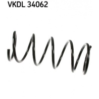 Пружина подвески SKF VKDL 34062 HXA 4WFV Ford Focus 1 Хэтчбек 1.8 Turbo DI / TDDi 90 л.с. 1998 – 2004
