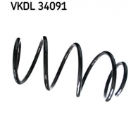 Пружина подвески SKF Ford KA 2 (CCU, RU8) Хэтчбек 1.2 69 л.с. 2008 – 2025 VKDL 34091 HHBW R