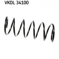 Пружина подвески SKF Ford Fiesta 4 (DX, JA, JB) Хэтчбек 1.8 DI 75 л.с. 2000 – 2002 UP2 6JRR VKDL 34100