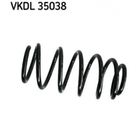Пружина подвески SKF 9A DM6 VKDL 35038 Saab 9-5 (YS3E) 1 Универсал 2.3 t 170 л.с. 1998 – 2009