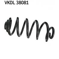 Пружина подвески SKF VKDL 38081 UZ7 LZS Bmw X6 (E71) 1 Внедорожник 3.0 xDrive 30 d 235 л.с. 2008 – 2010