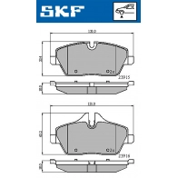 Тормозные колодки дисковые, комплект SKF NK4Q7H V VKBP 80079 Mini Clubman