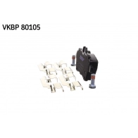 Тормозные колодки дисковые, комплект SKF R0C 0N 1440250825 VKBP 80105 - Изображение 2