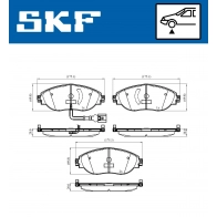 Тормозные колодки дисковые, комплект