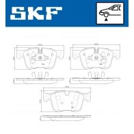 Тормозные колодки дисковые, комплект SKF Z RX93 1440250877 VKBP 80194 - Изображение 5