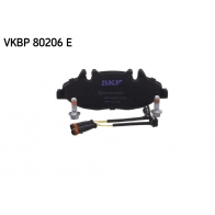 Тормозные колодки дисковые, комплект SKF VKBP 80206 E Mercedes Vito (W639) 2 Фургон 2.2 113 CDI 4x4 (6301. 6303. 6305) 136 л.с. 2010 – 2024 J PIGL