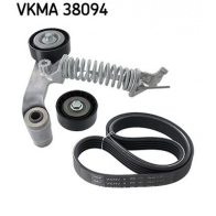 Комплект приводного ремня SKF 4DYRMI U VKMA 38094 Mercedes GLA (X156) 1 Кроссовер 2.1 GLA 220 d (1503) 177 л.с. 2015 – наст. время