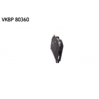 Тормозные колодки дисковые, комплект SKF VKBP 80360 9GBI 9W 1440250996 - Изображение 2