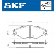 Тормозные колодки дисковые, комплект