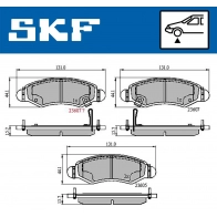 Тормозные колодки дисковые, комплект SKF VKBP 80500 A 60 56E 1440251081