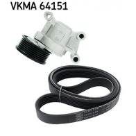 Комплект приводного ремня SKF VKMA 64151 E8LJ 3 1440252390