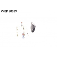 Тормозные колодки дисковые, комплект SKF HYS TRX 1440251185 VKBP 90039 - Изображение 2