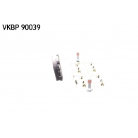 Тормозные колодки дисковые, комплект SKF HYS TRX 1440251185 VKBP 90039 - Изображение 4