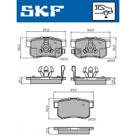 Тормозные колодки дисковые, комплект SKF NE HNX4B VKBP 90397 A 1440251299