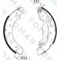 Тормозные колодки, комплект FOMAR FRICTION FO 0374 4313665 N8OEJM RJK1 R4