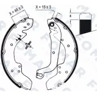 Тормозные колодки, комплект FOMAR FRICTION 1YG8DL J4B68U T 4313666 FO 0383