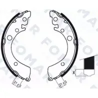Тормозные колодки, комплект FOMAR FRICTION FO 0412 7G P24 6ZQ8I 4313672