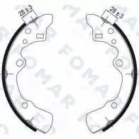 Тормозные колодки, комплект FOMAR FRICTION FO 0525 H9HR04 ST S8P1A 4313700