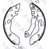 Тормозные колодки, комплект FOMAR FRICTION FO 0575 4313724 PSCH B EHRSC2