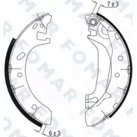 Тормозные колодки, комплект FOMAR FRICTION 4313728 FO 0580 77VOZDE GSDF F5T