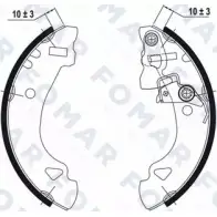 Тормозные колодки, комплект FOMAR FRICTION 18HLNQM 4313733 FO 0586 HB PQL