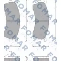 Тормозные колодки, комплект, дисковый тормоз