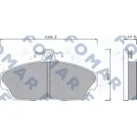 Тормозные колодки, комплект, дисковый тормоз