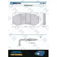 Тормозные колодки, дисковые, комплект FOMAR FRICTION 2901 3 4315473 YBTG4L FO 676781