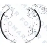 Тормозные колодки, комплект FOMAR FRICTION 4315682 8J8C KCB 376AD6 FO 9015