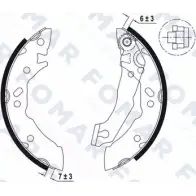 Тормозные колодки, комплект FOMAR FRICTION FO 9042 FKK 82T XB84SWE 4315706